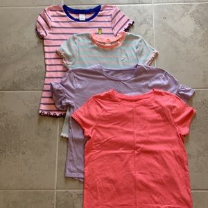 Set of 4 girls Arizona and Cat and Jack tops